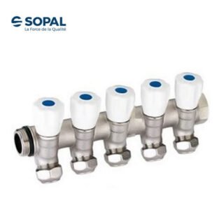 COLLECTEUR INCLINE 1" 5 VOIX BLEU SOPAL