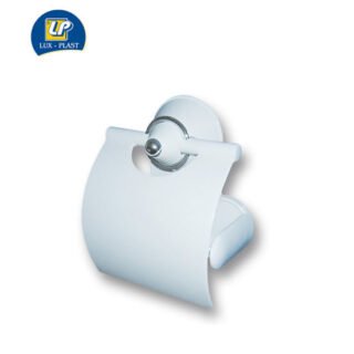 PORTE PAPIER TOILETTE BLANC/CHROME LUXPLAST