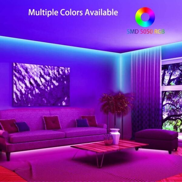 Ruban LED RGB multicolore - 5 Mètres – Image 3