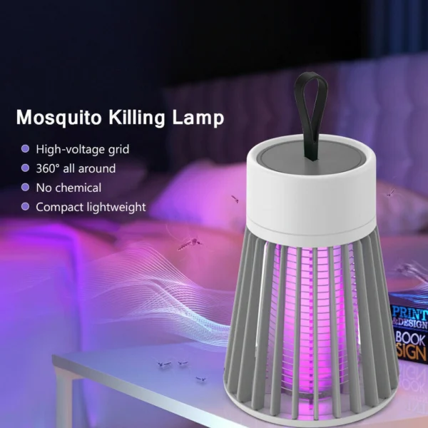 Lampe Anti Moustique Electrique portatif rechargeable – Image 4