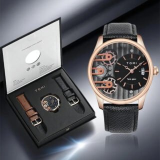 Montre de luxe Tomi Face Gear T-105 pour homme